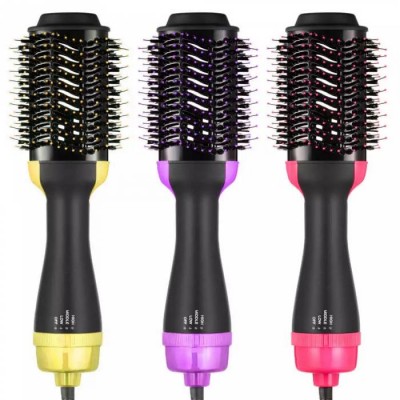 Hair Curler Salon Hot Heat Air Comb Paddle Styler Brush Negative Iron Generator 4 in 1 Straightener Blow Tool Hair Dryer