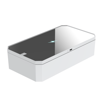 Best Selling Product UV Cell Phone Sterilizer Box With Compact Mirror And Fast Wireless Charger